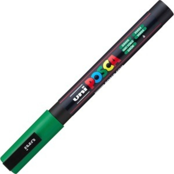 Uni-Ball UBCPieces3MGREEN Marker, Fine Point, Gn UBCPC3MGREEN